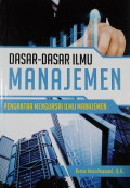 Dasar-Dasar Ilmu Manajemen
