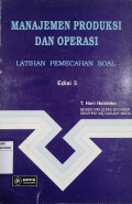 Manajemen Produksi dan Operasi Latihan Pemecahan Soal